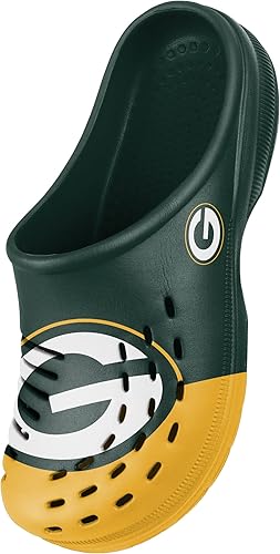 Miniatura 229 de FOCO - Sandalias de agua de jardín con logotipo de equipo de la NFL, para hombre Camuflaje tonal,logotipo grande de bloque