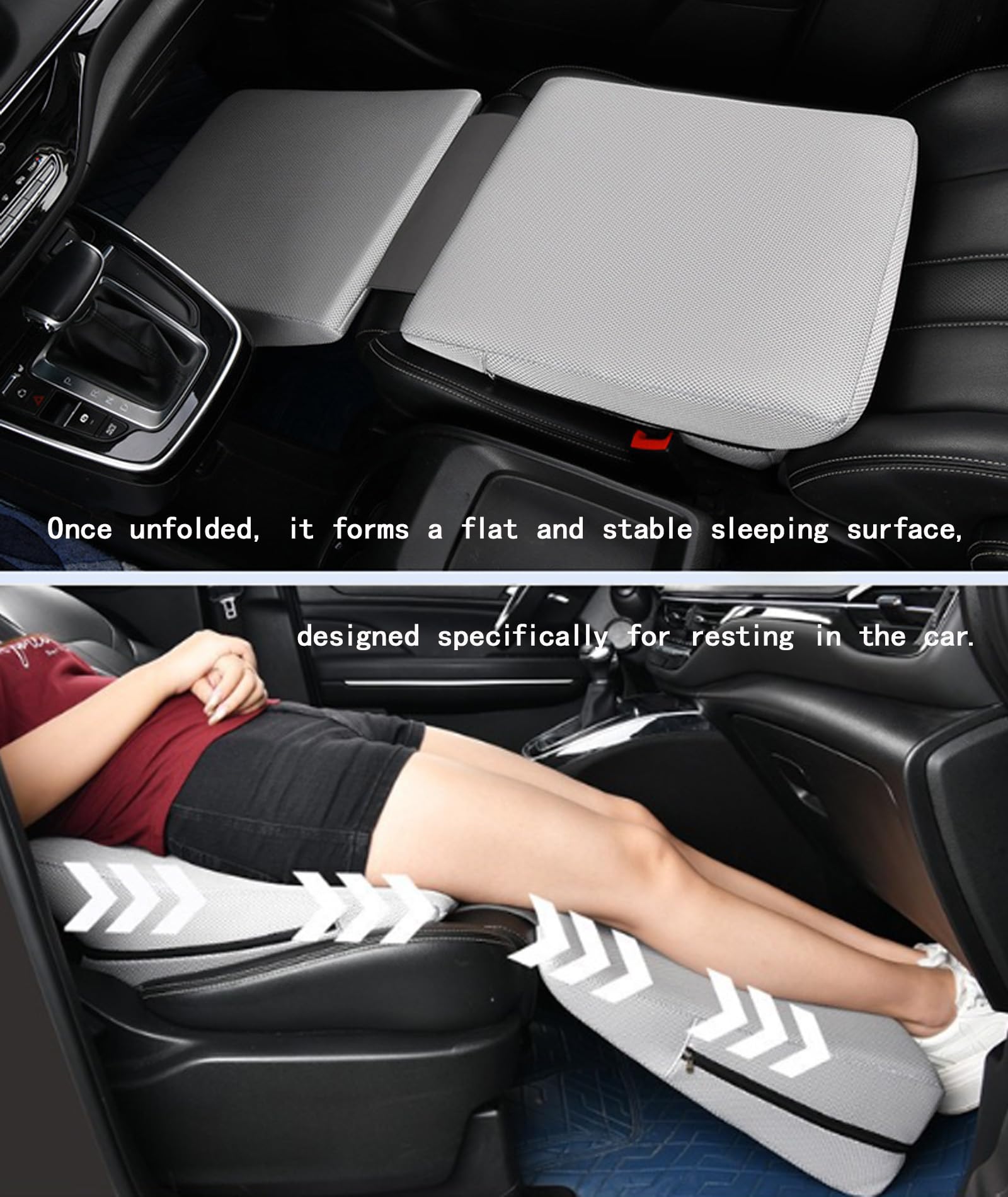Materasso Auto Pieghevole per Toyota Hilux 2010-2026 | Letto da viaggio sedile posteriore spugna densa tessuto a rete per riposo campeggio cuscino rialzato pratico portatile