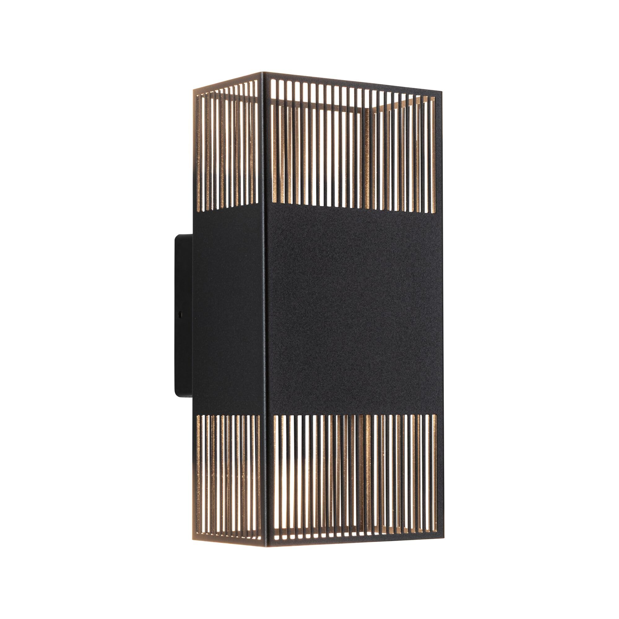 Paulmann 71251 LED Wandleuchte Tharin IP44 3000K 120x104mm 2x3,7W Schwarz