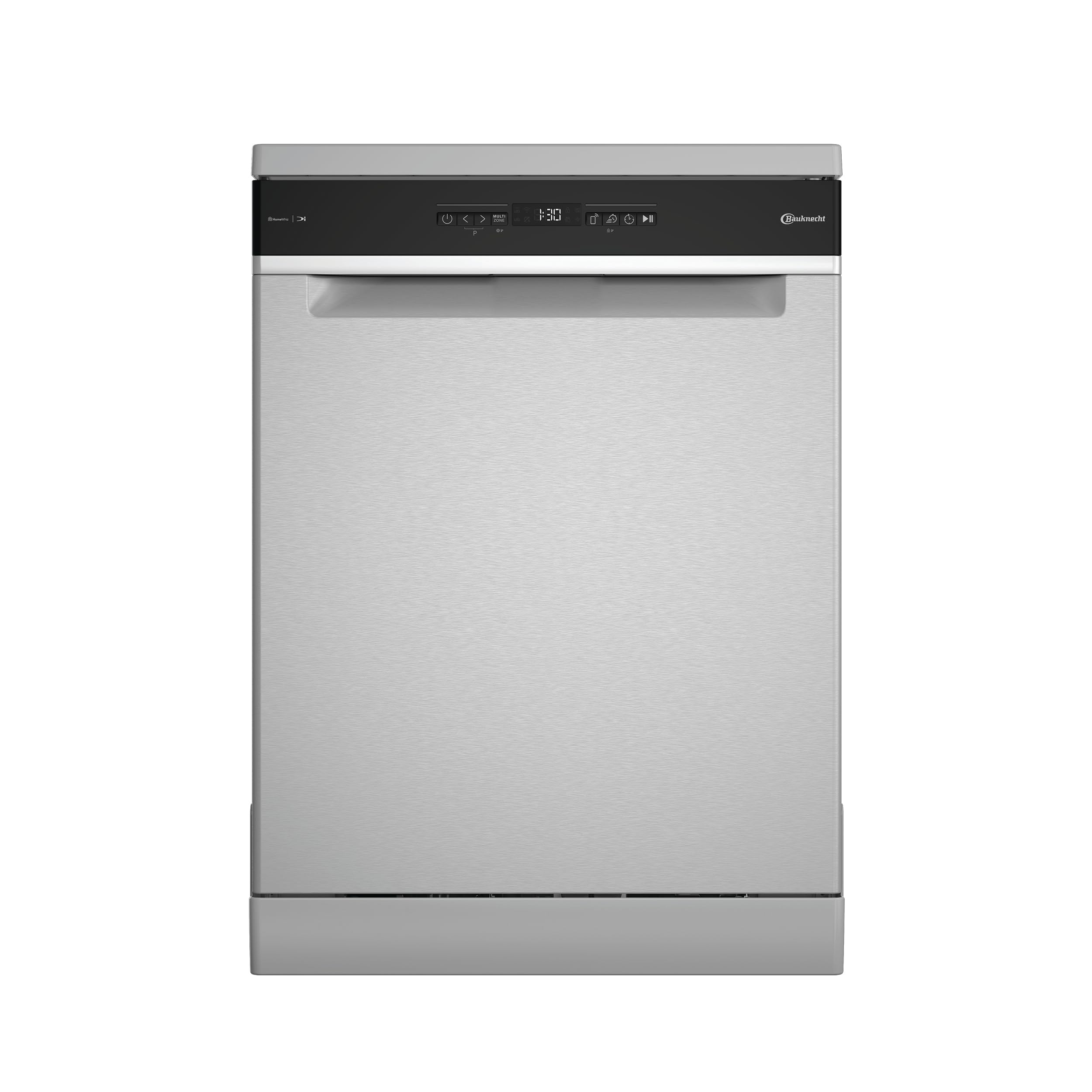 Bauknecht BKSV2FAN3CX Spülmaschine freistehend 60 cm, 14 Maßgedecke, ActiveDry automatische Türöffnung, Besteckschublade, MultiZone, Sensorprogramm, leise 41 dB, Edelstahl