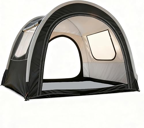 Tienda de campaña para túnel y camping, 82 x 71 x 65 pulgadas, 234 personas, diseño de tres capas con malla  PVC  tela Oxford Glamping tienda,