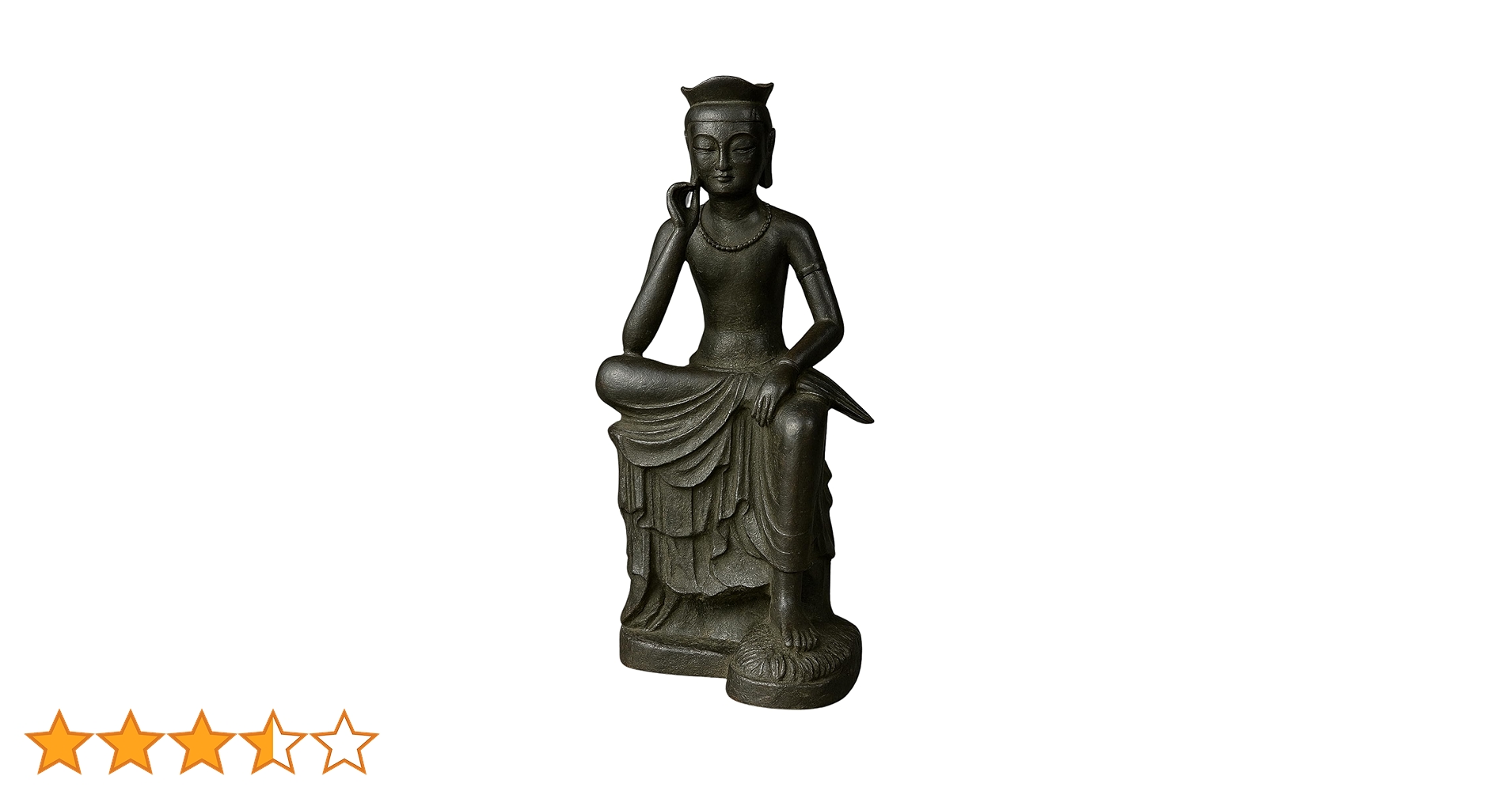 Amazon｜PLEGOOD 弥勒菩薩 半跏思惟像 仏像 銅像 お守り 精巧