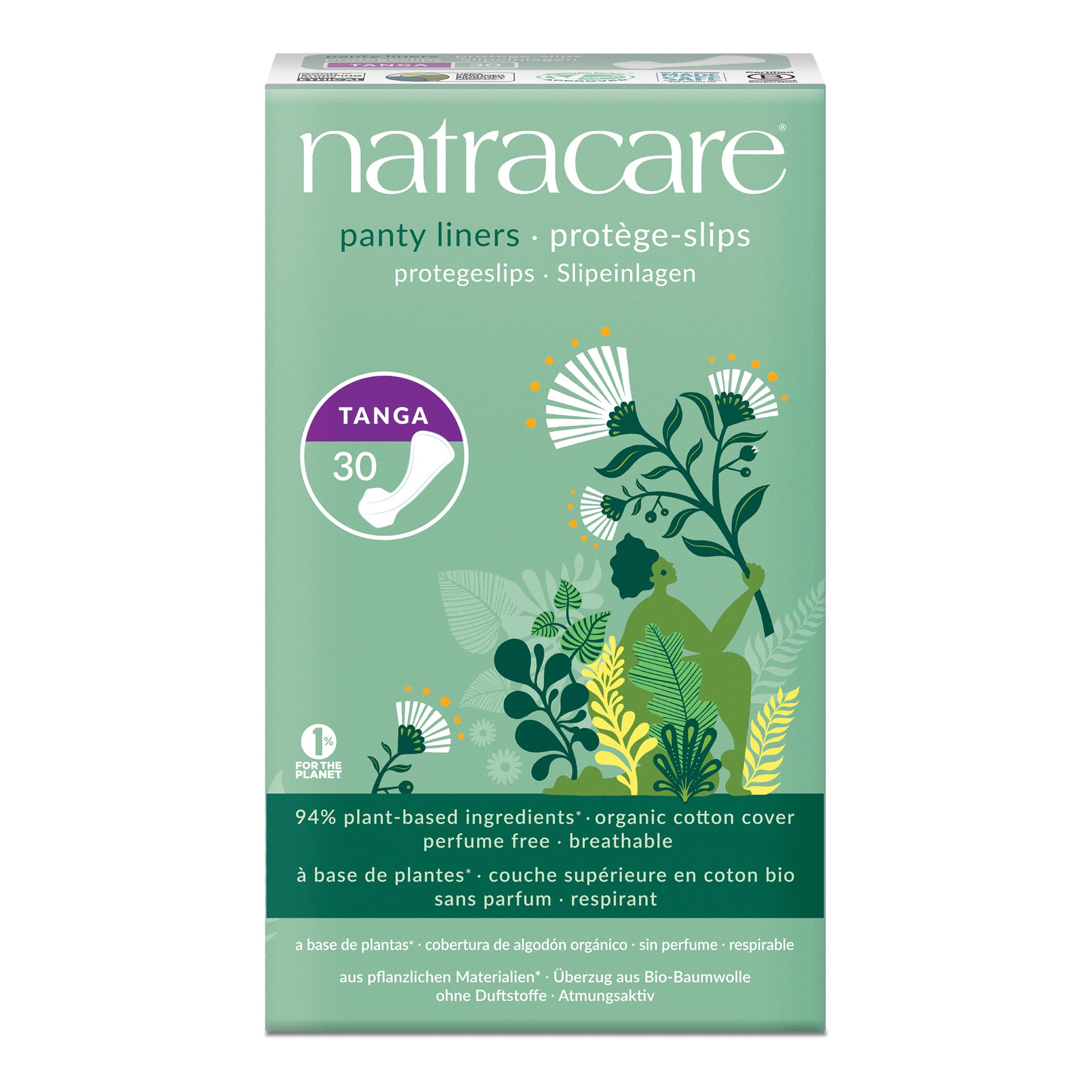 Natracare Slipeinlagen Slipeinlagen Tanga 30pieces X 7 (7 Stück)