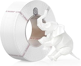 Bambu Lab Genuine Filament, 1.75mm PLA Wire Diameter Accuracy +/- 0.03 mm, RFID Included, No Mess Setting, Tangle-Free, No Spool, 1kg Jade White