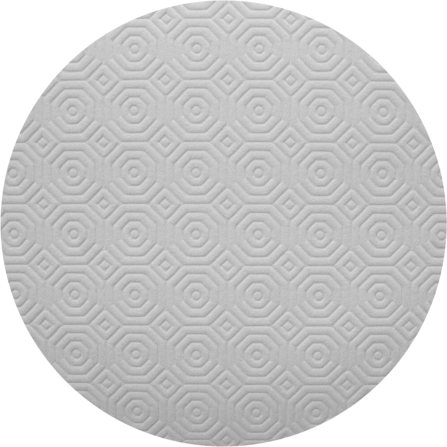 Karina Home ROUND Table Protector and Colours (White, 120cm) — image 1