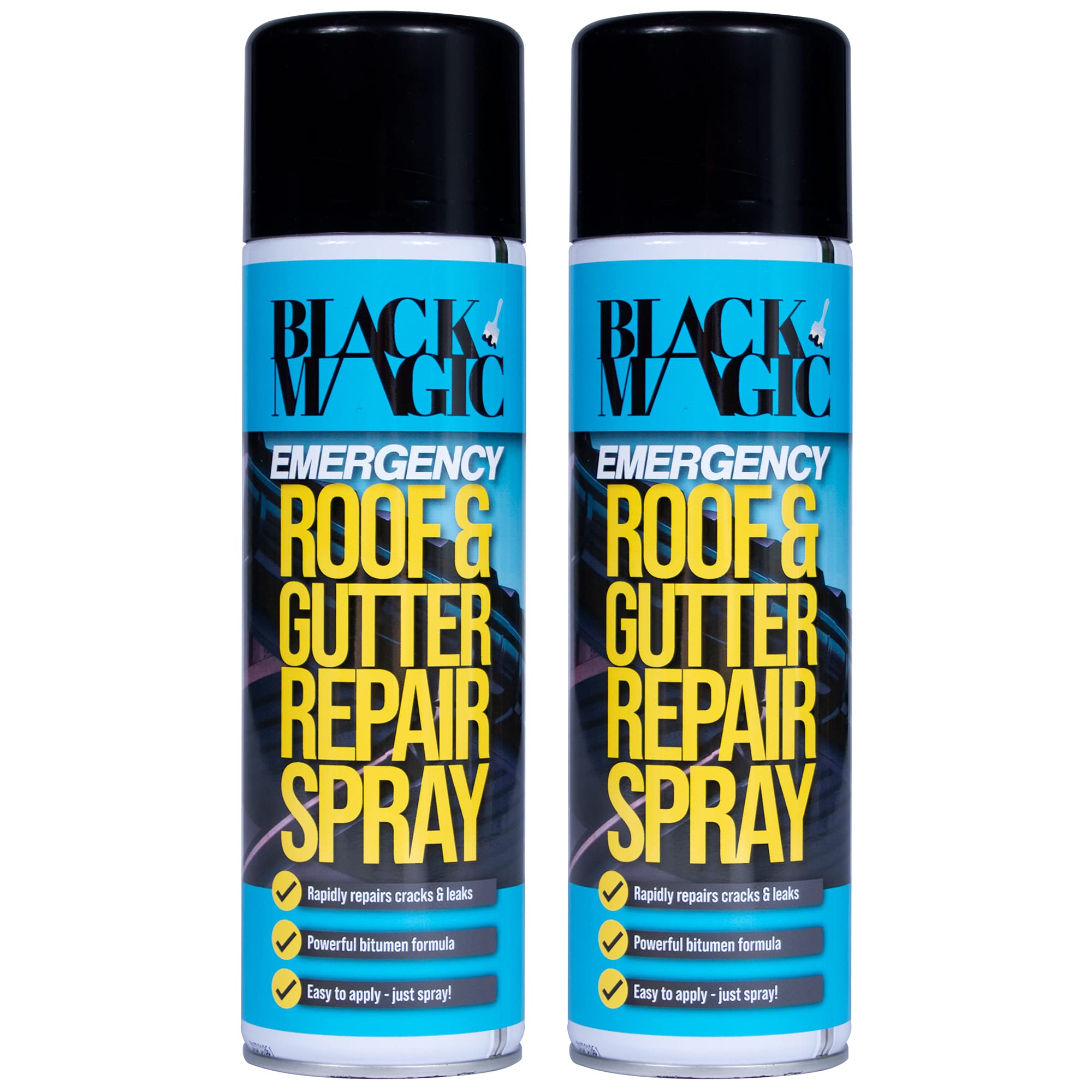 Emergency Leak Repair Spray Roof Guttering Piping Window Sealer 2 x 500ml
