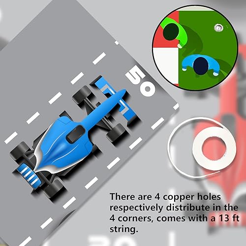 Miniatura 7 de RaceCar F1 Toss Games Banner telón de fondo de carreras de autos de carreras, bandera de control de autos de carreras, decoración temática