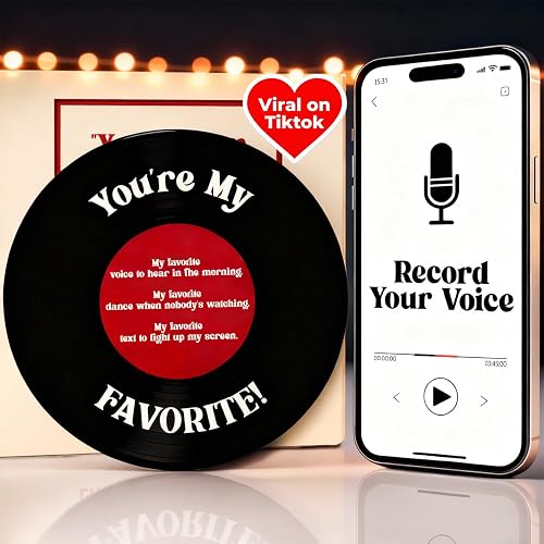 STOFINITY Recordable Anniversary Card for Him Her - Romantic Card