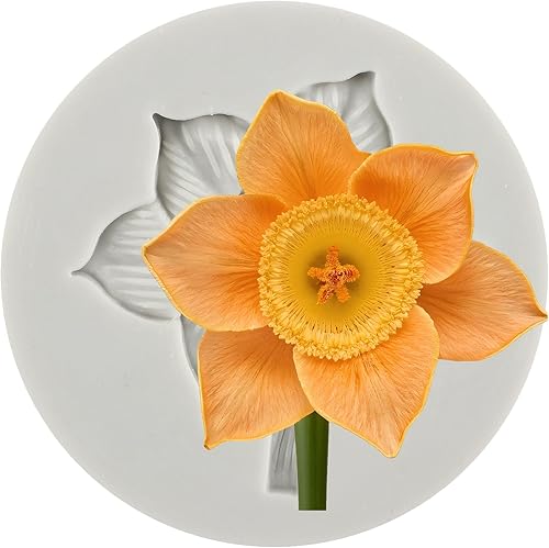 Miniatura 10 de Moldes de silicona para fondant de orquídea, flores de orquídea, moldes de chocolate para decoración de pasteles de azúcar, decoración de cupcakes,