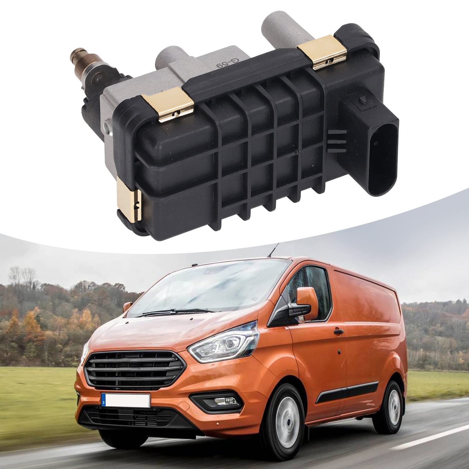 Actionneur Turbo, Actionneur électrique Turbo 6NW009550 Remplacement de Structure Compacte pour Transit Custom 2.2 TDCi