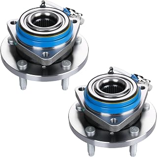 BDELI 2-Pack Front Wheel Bearing Hub Assembly 513121 for Chevy Impala 00-11, Pontiac Grand Prix 97-08, Cadillac DTS & More GM 5-Lug ABS