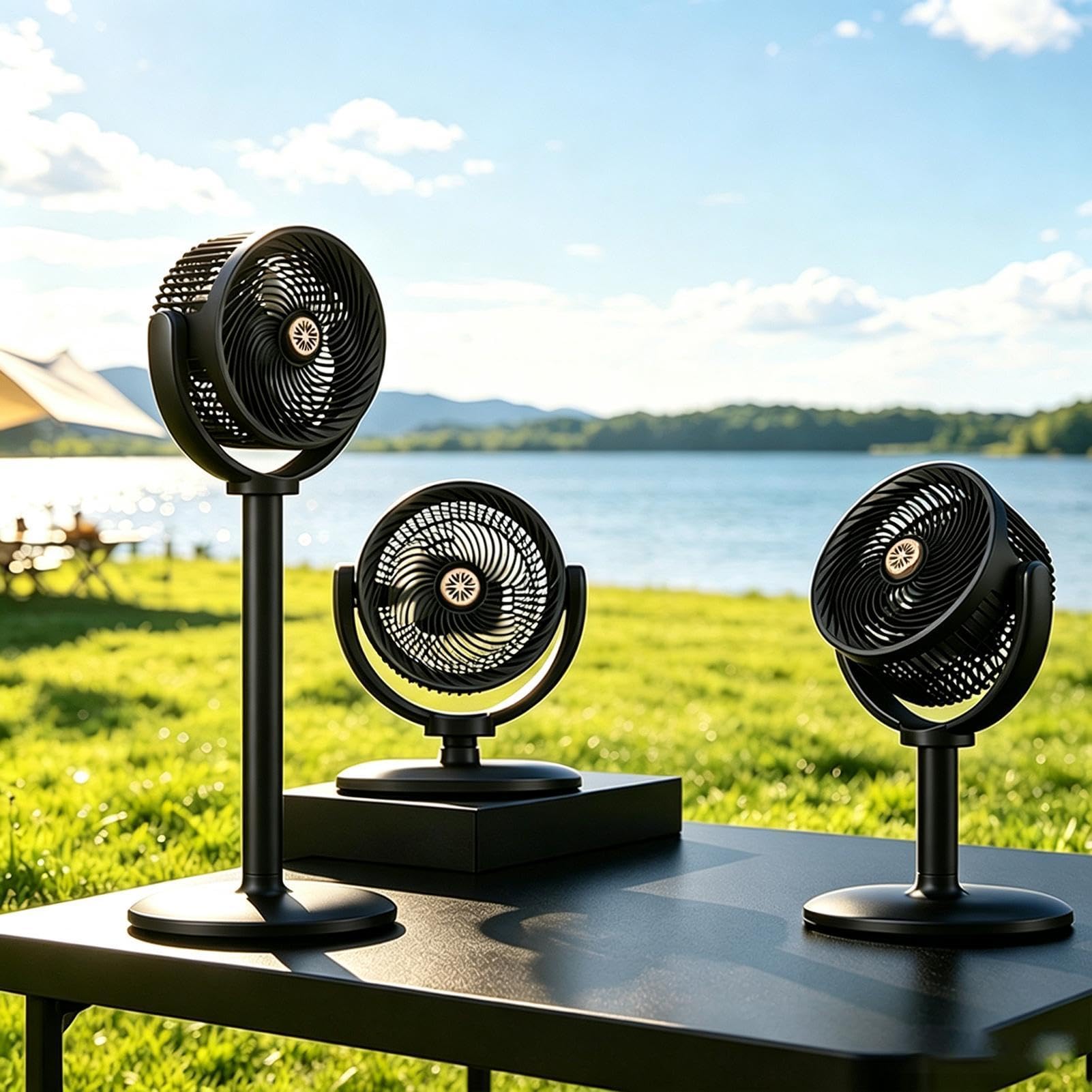 Ventilatore a Piedistallo per Camera da 5 Velocità e Altezza Regolabile | Ventilatore da Scrivania per Esterno Per Proprietari di Casa, Uffici, Camere da , Appartamenti