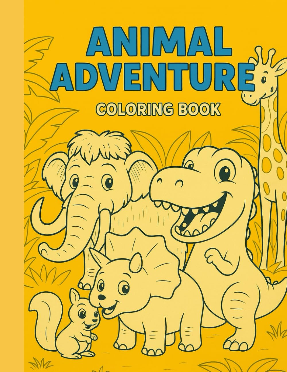 Animal Adventures Coloring Book