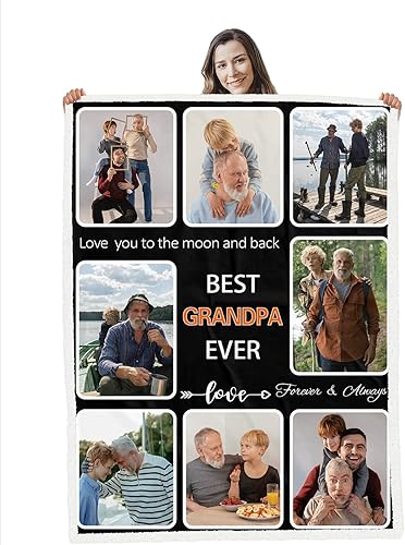 Miniatura 7 de Regalos para hija - Manta personalizada con fotos, manta personalizada con la mejor hija, regalos de cumpleaños para hija de parte de papá y mamá,