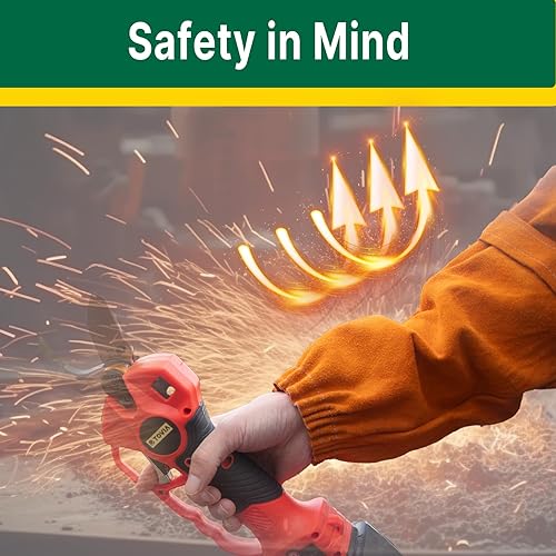 Miniatura 7 de T TOVIA Gafas de soldadura LCD, casco de soldadura con lente de filtro de oscurecimiento automático y 1 par de mangas de soldadura para TIG MIG MMA