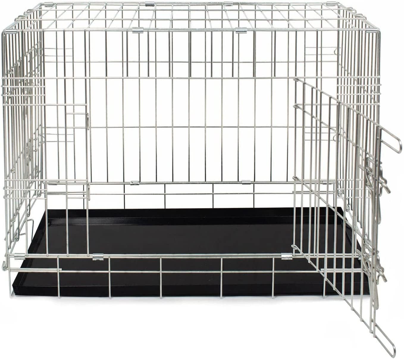 Dog Crate, Dog Cage, Foldable Puppy Crate, NonChew Metal Removable