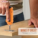 Hi-Spec 4V USB Kit d'outils de conducteur de puissance sans fil pour la réparation des travaux ménagers 42 pc inclus, travaux de vissage rapide, outils à main organisés, effort de poignet réduit, prêt pour les tâches rapides, organisation claire