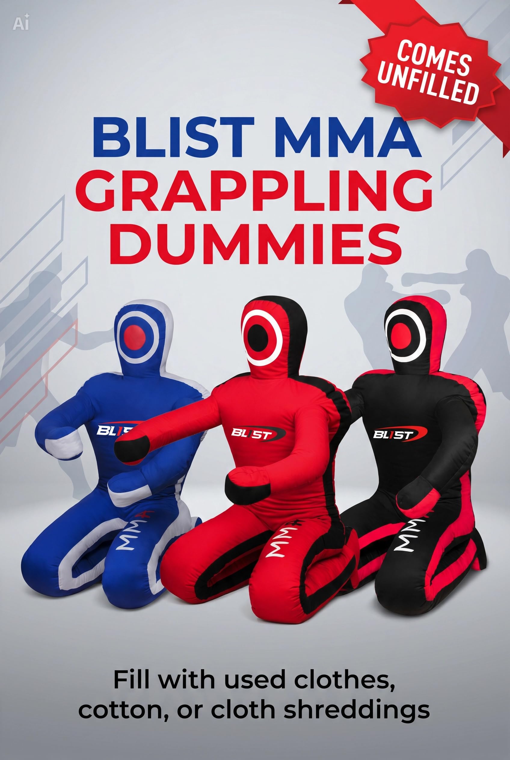Smoczek MMA do judo, zapasów, sztuk walki, boks, karate, trening bez wypełnienia