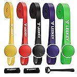 LEEKEY Resistance Bands, Exercise Bands with Handles,Pull Up Assist Bands - Band Set with Door Anchor - Bands for Working Out,Band for Men and Women Fitness Training,Home Workouts