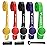 LEEKEY Resistance Bands, Exercise Bands with Handles,Pull Up Assist Bands - Band Set with Door Anchor - Bands for Working Out,Band for Men and Women Fitness Training,Home Workouts