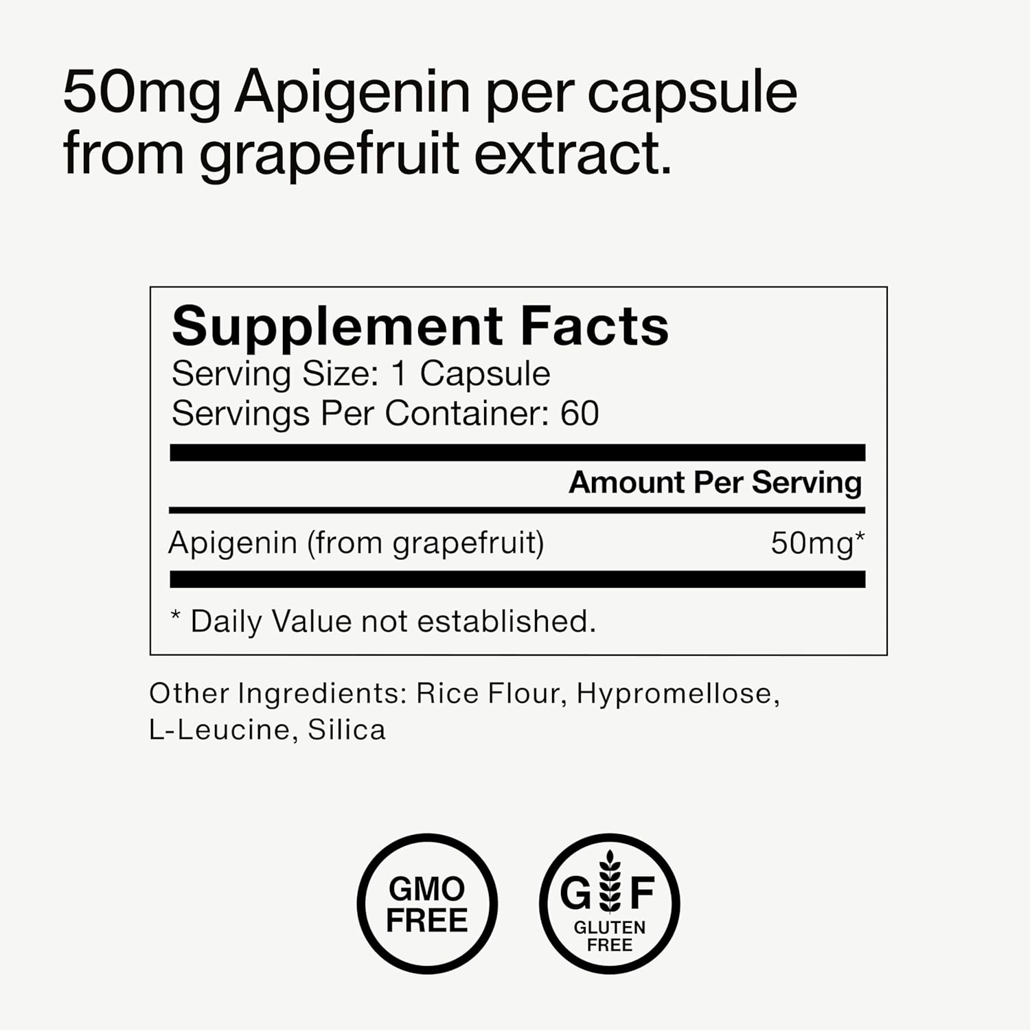 Momentous Apigenin Supplement - 50 mg per Capsule - NSF Certified for Sport - 60-Count - Image 7