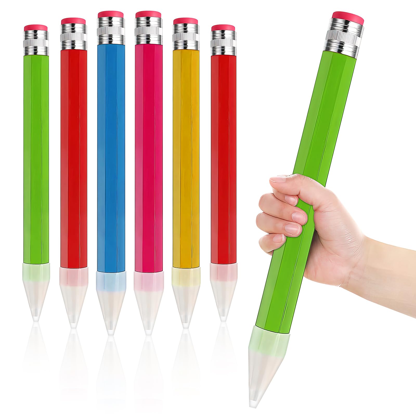 XMMSWDLA Wooden Jumbo Pencils For Prop, Big Pencil Huge Giant Pencil 14 Inch Large Pencil For Home And School Supplies Kids Preschoolers 6025bb35 7e48 4ea5 8b9f 280612a583e0.9414461471b4692d36de9fa5dc312c75