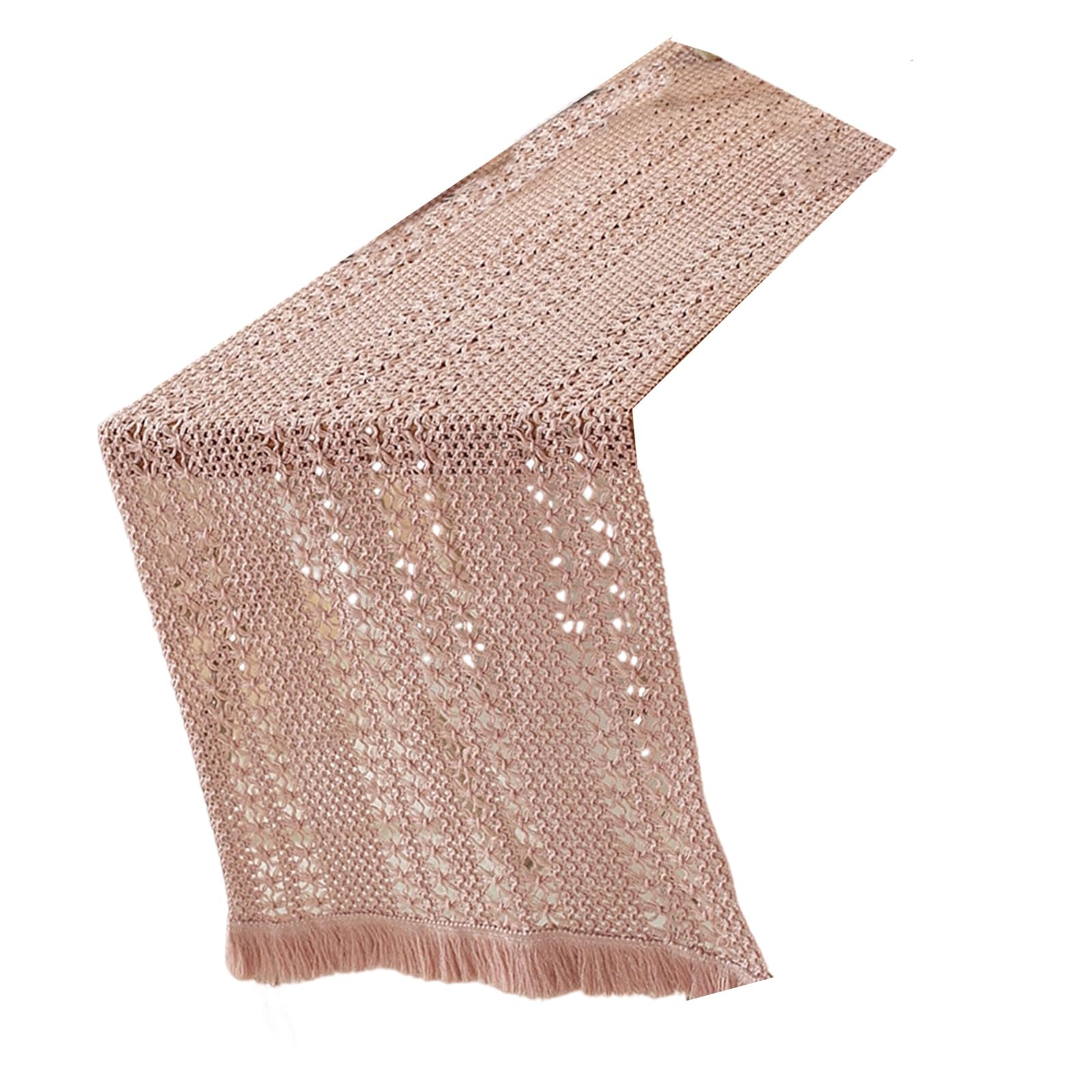 Tsophreniq Table Runner 180cm Lace Designs Spill Resistant Easy Washing for Family Gatherings Daily Meals Machine Washable Table Runner