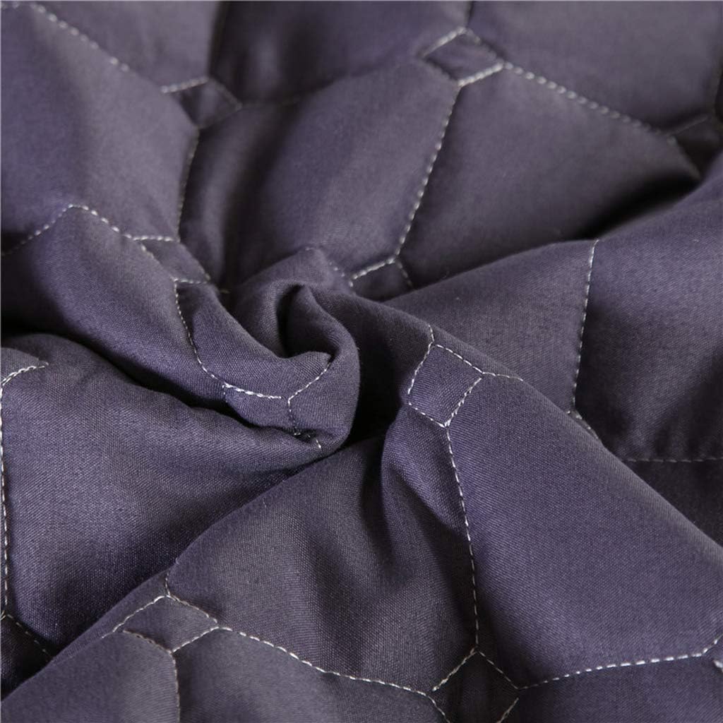 1pcs Solid Beauty Salon Bedskirt ONLY for Salon Massage Table Bed Sheet Bedspread SPA Beauty Bed Sheet Full Cover with Hole, 74.8x31.4inch (Smoked Purple)