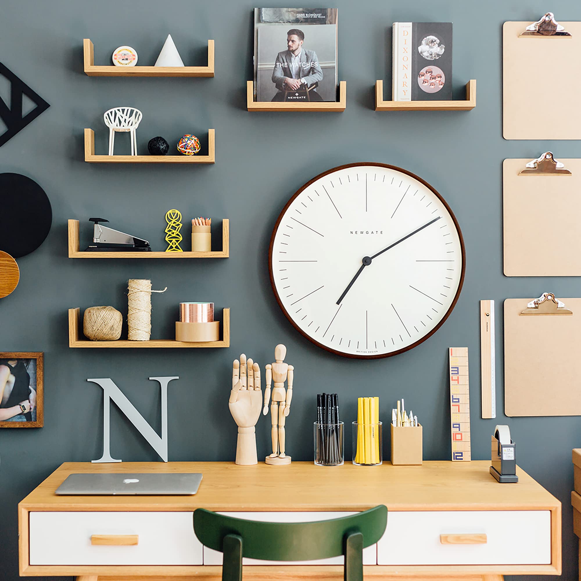 NEWGATE® Mr Clarke Extra Large Wall Clock - Analog Wall Clock