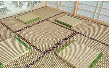 HUAWELL Japanese Traditional Interior Igusa Unit Tatami 1 Inch Thickness Brownish Green, 30cm*30cm