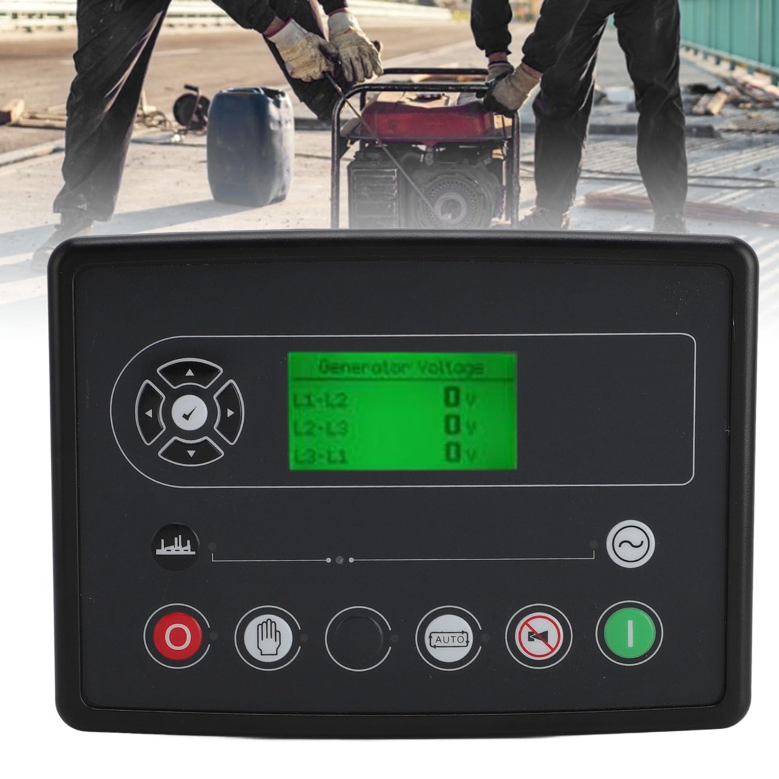 Controlador de generador Torvex, módulo de control de grupo electrógeno diésel 6110MKIII, panel de control de arranque automático manual 8-35 V con función PLC