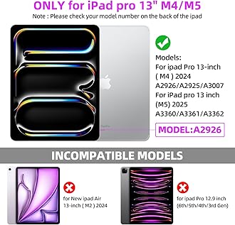 GOOJODOQ Magic Keyboard Case for iPad Pro 13" M5 2025/M42024,Keyboard Case for iPad Pro 13 inch with Full Range of Touch Trackpad,7 Color Backlit for iPad Pro 13 Keyboard-White