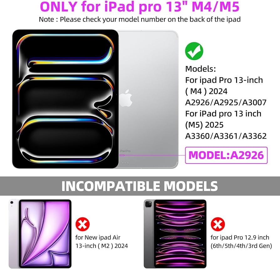 Amazon.com: GOOJODOQ Magic Keyboard Case for iPad Pro 13