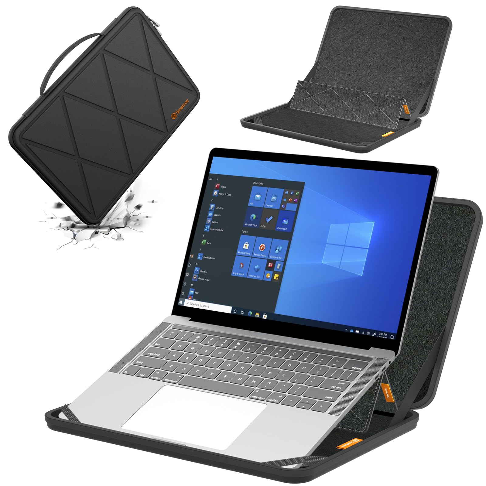 Smatree MS63 Custodia protettiva rigida in EVA con stand compatibile per 14 pollici HP Laptop 14-dq0040nr/14t-dq300/14t-dq500/14-fq2097nr, Stream N4120, HP 240 G8 Laptop