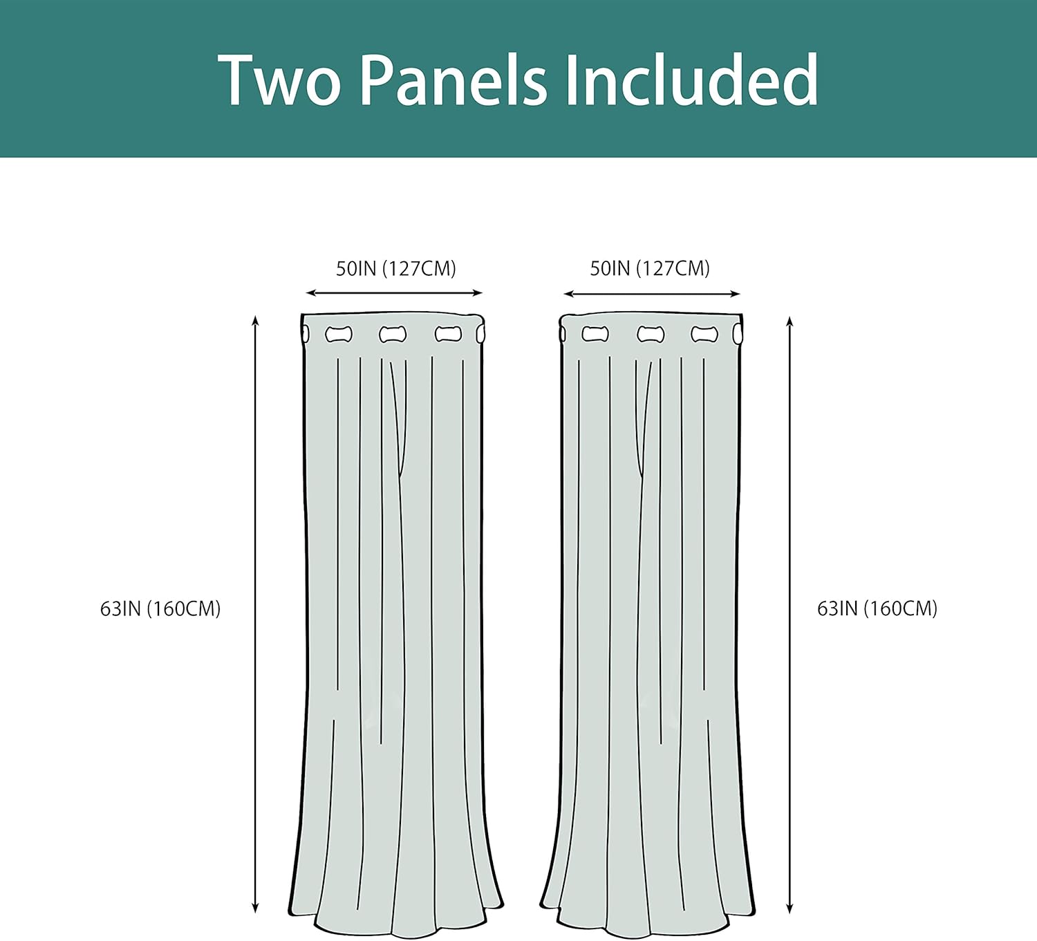 LORDTEX Linen Look Textured Blackout Curtains with Thermal Insulated Liner - Heavy Thick Grommet Window Drapes for Bedroom, 50 x 63 Inches, Chocolate, Set of 2 Panels