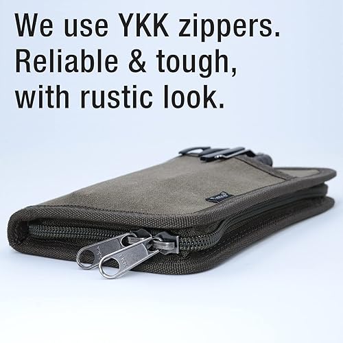 Miniatura 5 de Moleskine Cahier - Funda de diario para cuadernos de notas de campo, 3.5 x 5.5 pulgadas con soporte para bolígrafo con cremallera, resistente al