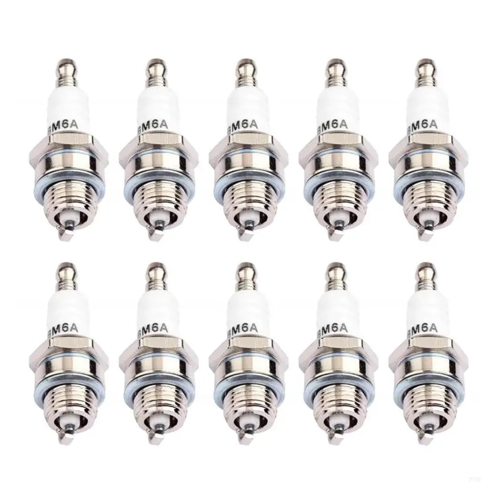 Fit For 2-Strokes Chainsaw Lawn Mower 77HF BM6A Sparks Plug Glow Plug BM6A Small Engine Replacemnet(10)