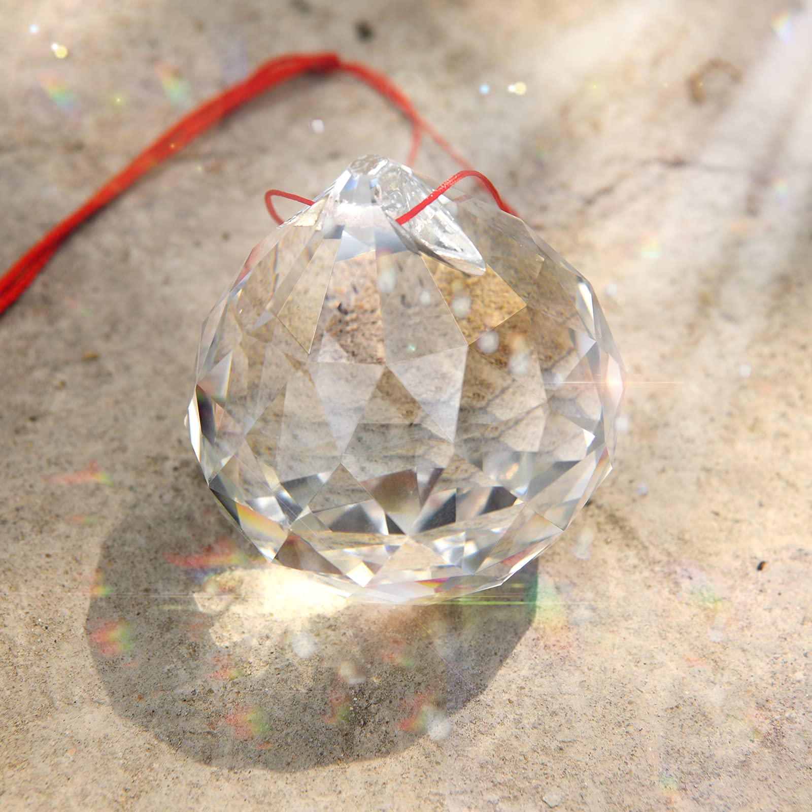 MerryNine 2 Pack Crystal Ball Prism Sun Shine Catcher Regenboog MerryNine 2 Pack Crystal Ball Prism Sun Shine Catcher Regenboog
