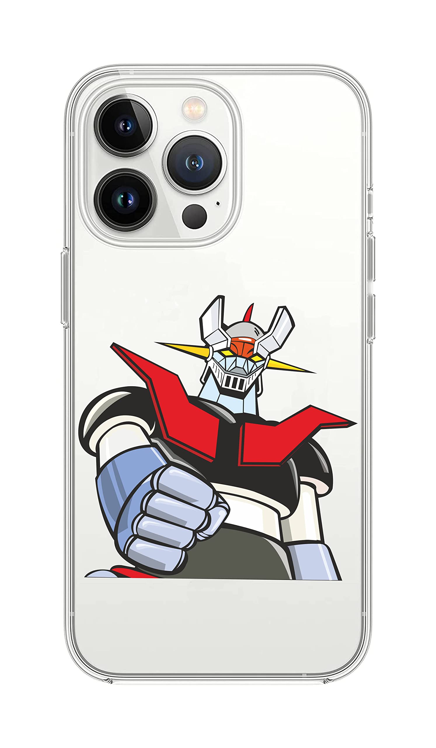 NEW Cover Per IPhone Con Stampa Mazinga Z: Custodia Trasparente Ultrasottile Antigraffio E Antiurto (Personalizzabile Per Modello) - 5
