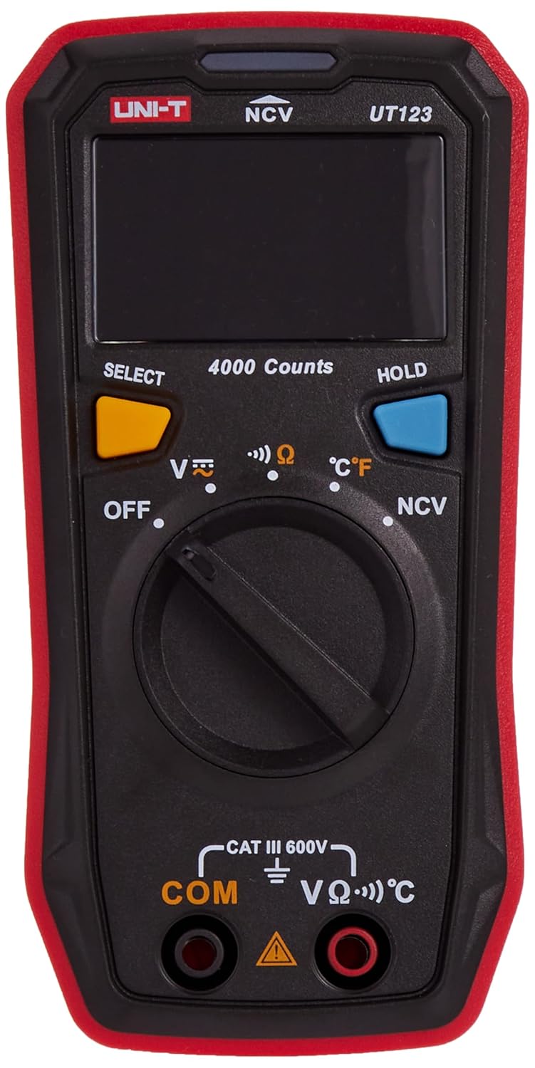 Unity UT123T Residential Pocket Size Digital Multimeter EBTN Screen