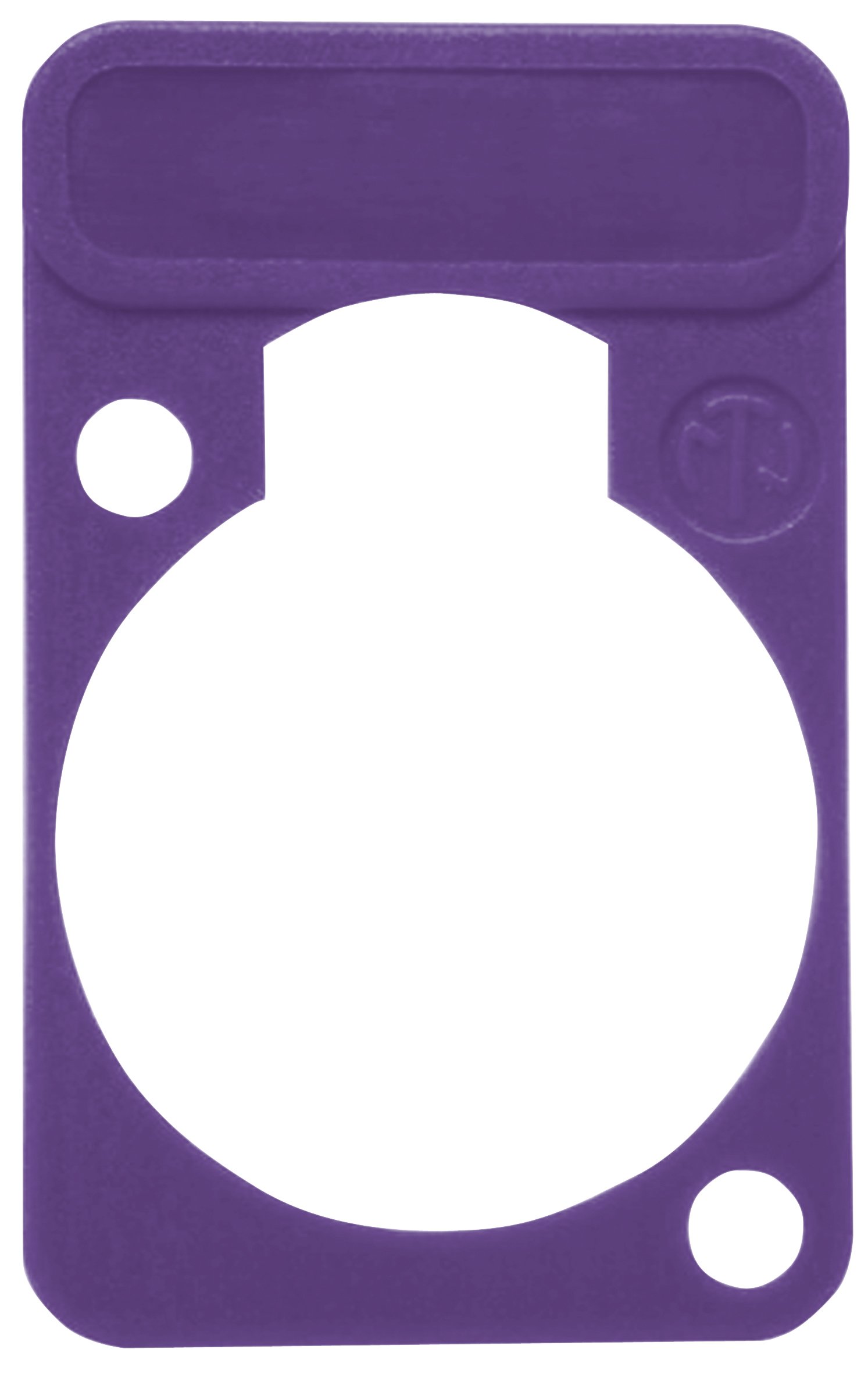 Neutrik DSS0XLR Coloured Lettering Plate (Colour Purple)