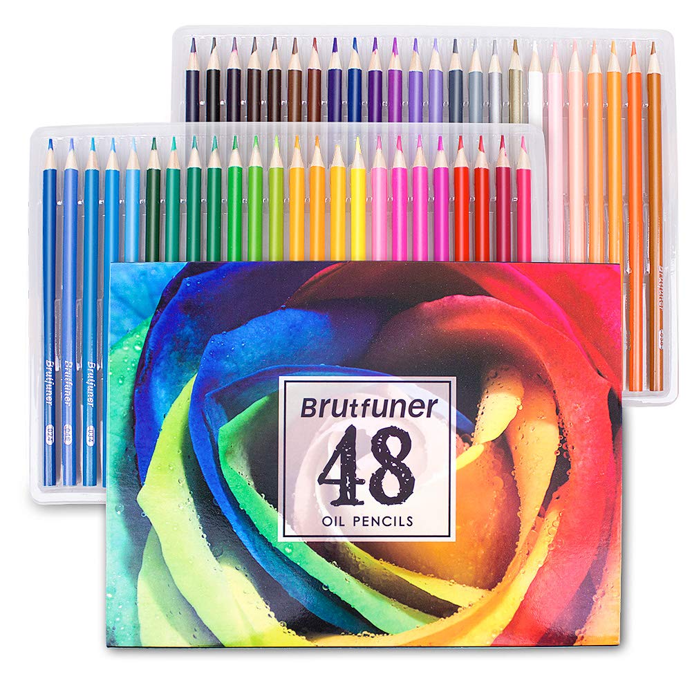 48 Colouring Pencils,Coloured Pencils Set for Sketching,Drawing,Painting, For Adult Colouring Books(48 Colours)