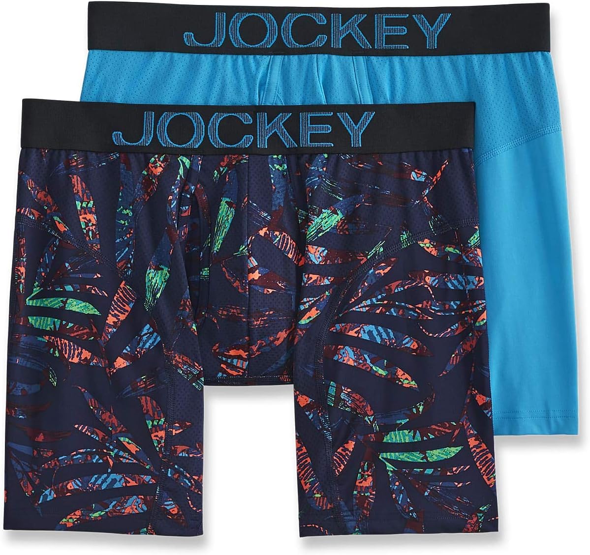 Jockey Men's Underwear RapidCool 9" Boxer Brief - 2 Pack