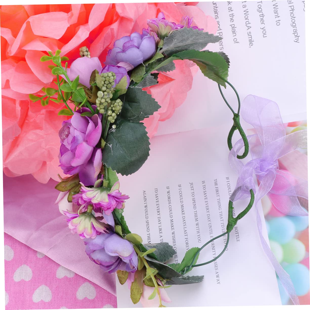 FOMIYES 3stücke Simulation Wreath Braut Haarschmuck Blumengirlande Für Hochzeitsfrisuren Deko Für Brautjungfern Und Besondere Anlässe