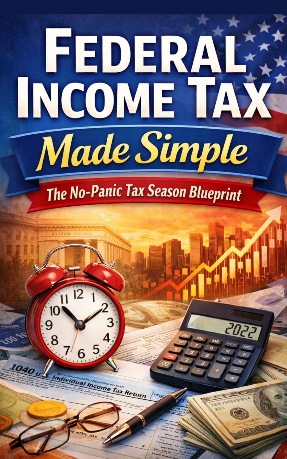 Federal Income Tax Made Simple: The No-Panic Tax Season Blueprint: A Practical Federal Income Tax Guide To Withholding, Estimated Taxes, Deductions, ... Self-Employment, And Filing Confidently