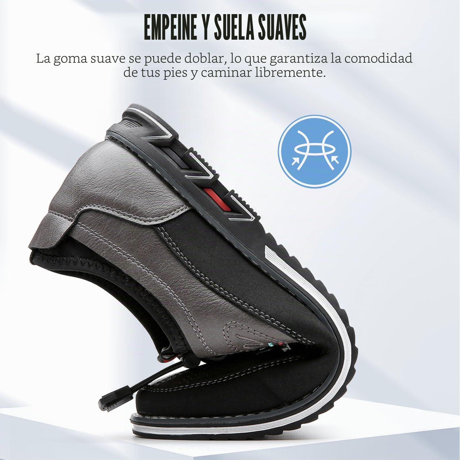 Zapatos de Vestir para Hombre, Mocasines Planos con Cordones Formales Oxford de Cuero Ligero de Negocios Informales, para Ocasiones Formales Masculinas