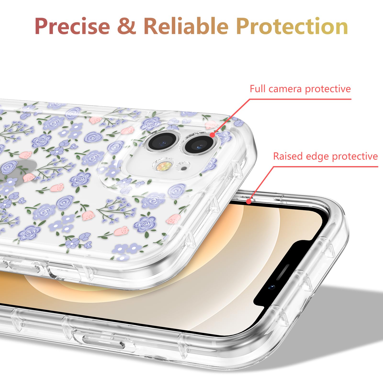 RALEAVO Floral Case for iPhone 12 - Image 3