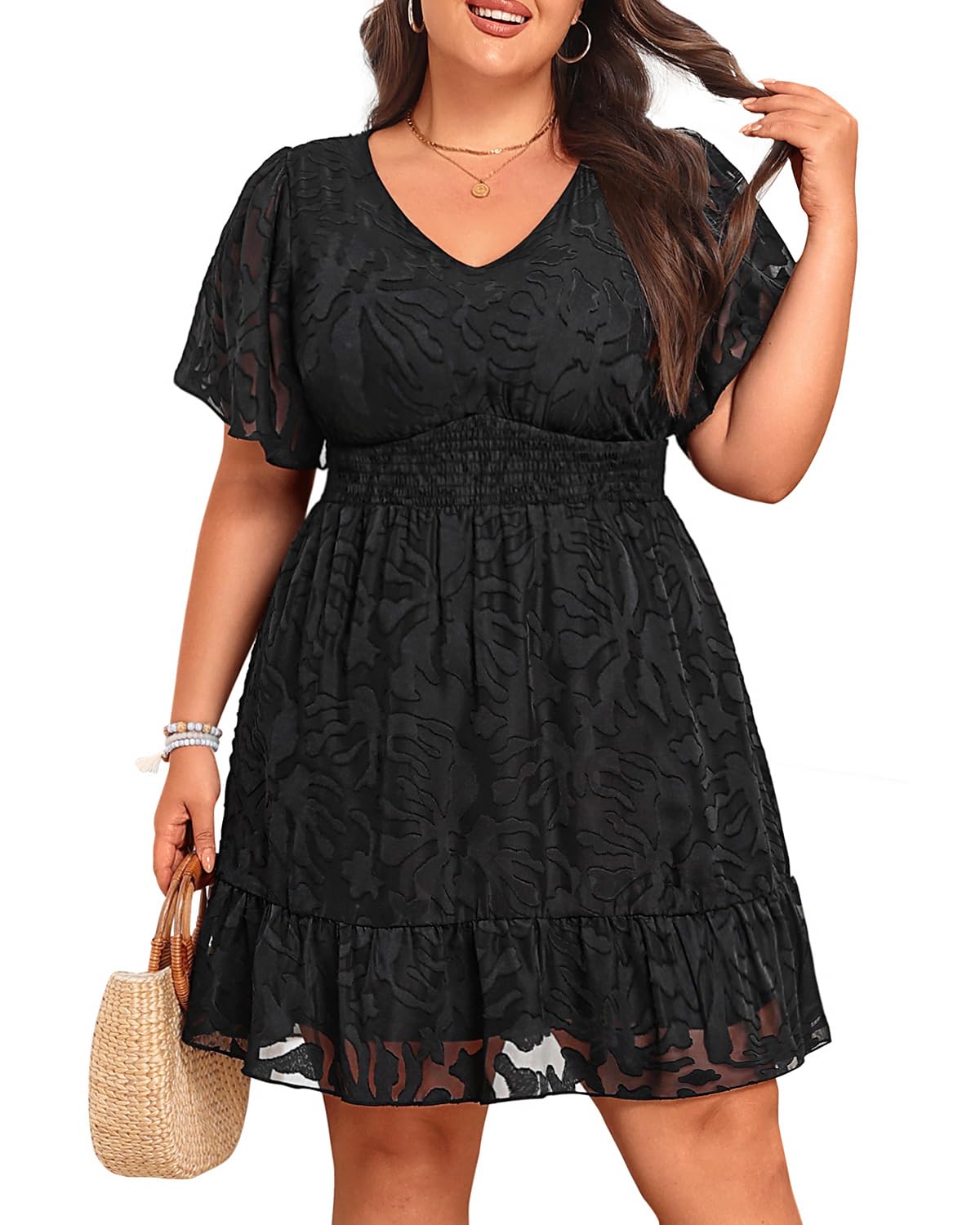 Pinup Fashion Women Plus Size Dresses Summer -Graduation Wedding Guest Casual Semi Formal Short Dress 2025