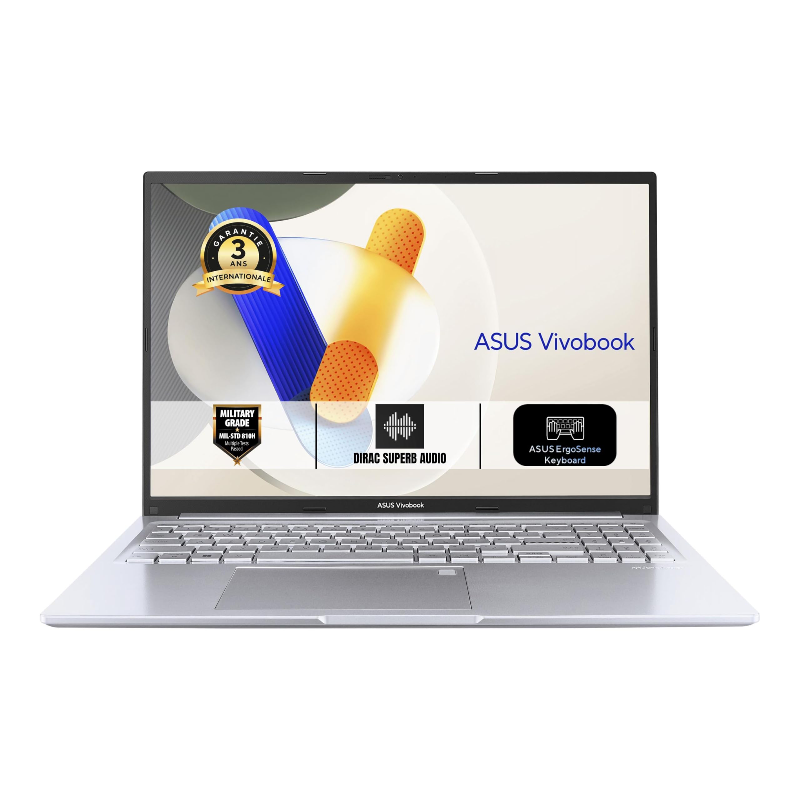 ASUS Vivobook 16 X1605VAPBF-MB242W 16.0" WUXGA (1920x1200) 60Hz Pc Portable (Intel Core 9 270H jusqu'à 5.8 GHz, 16Go DDR5, 512Go SSD, Intel Graphics, Windows 11 Home) – Clavier AZERTY