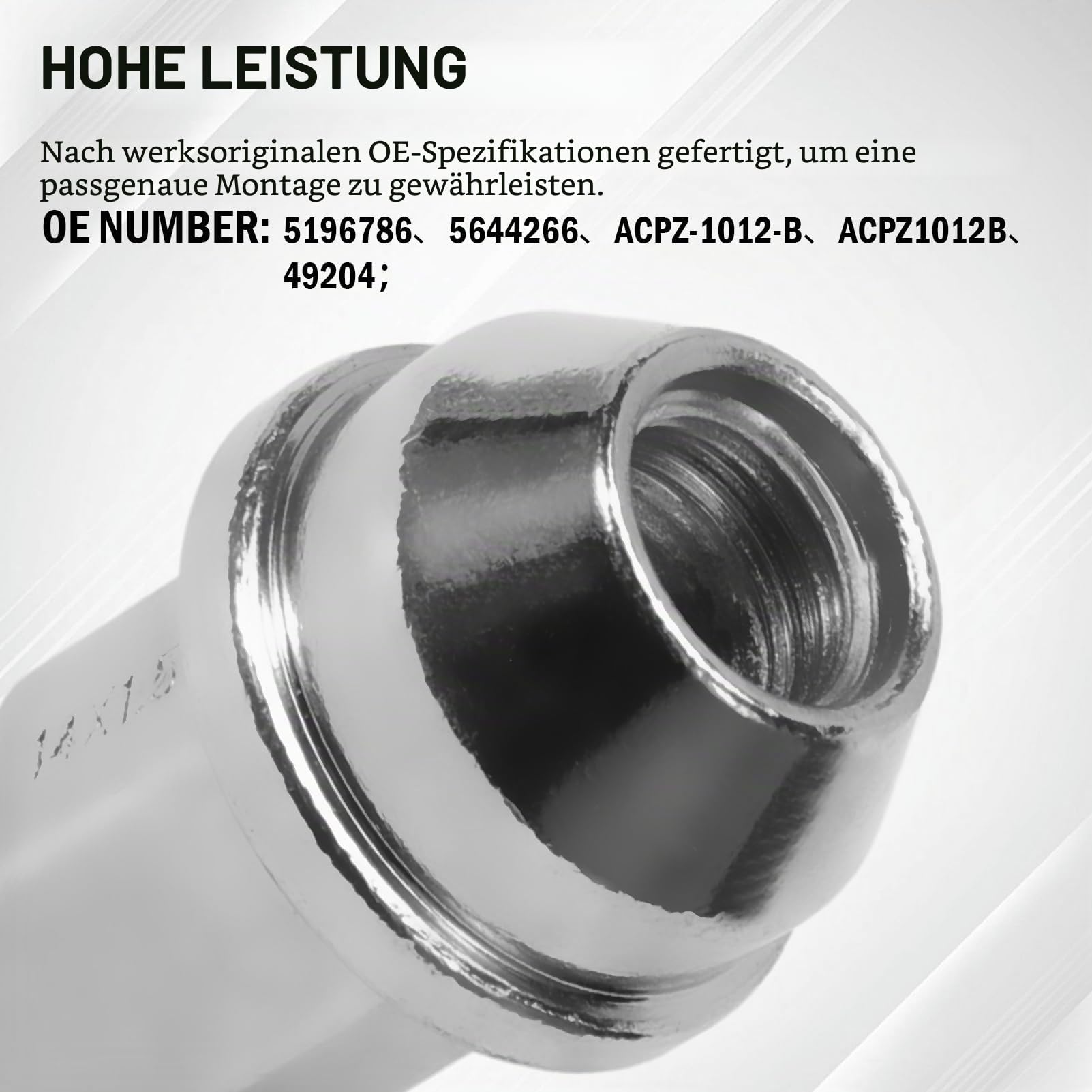 20x Radmuttern satz M14 X 1,5 Radmutter Radbefestigung für Tourneo Transit Custom V362 V363 Bus Kasten Radmuttern satz 5196786 5644266 ACPZ1012B ACPA1012KXA Radnabe Schrauben Satz Radmutterkappen